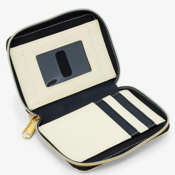 Loungefly Harry Potter Marauders Map Wallet Floral Zip Around - Picture 4 of 4